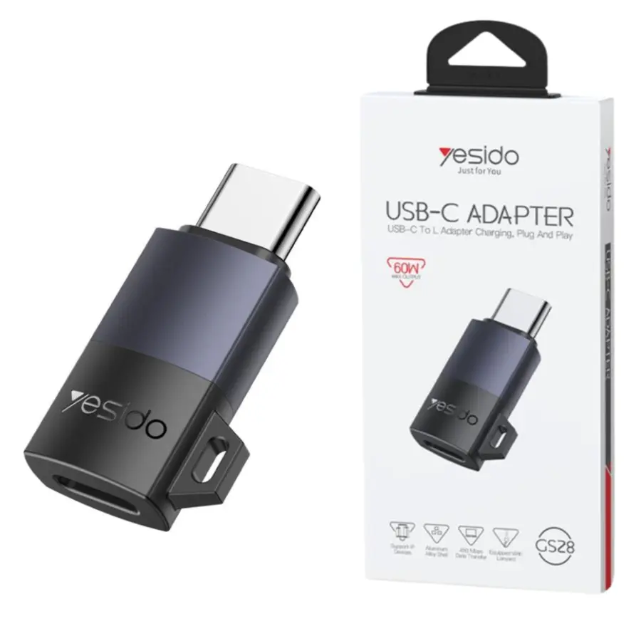 YYESIDO GS28 USB-C to Lightning OTG Adapter - photo 2 - Shopo.lk